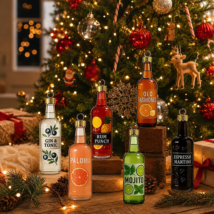 Cocktail Advent Calendar 2026 with 24 Decorative Bar Ornaments 4