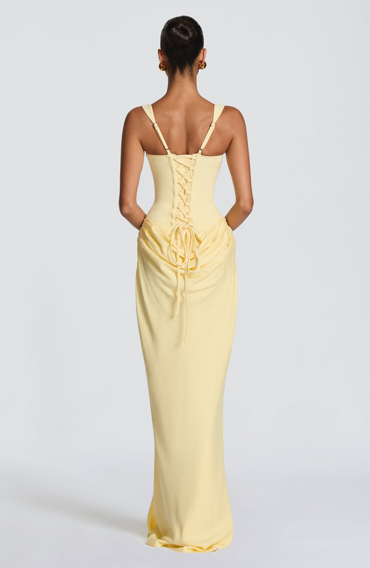 Square Neck Ruched Stretch Maxi Dress 11