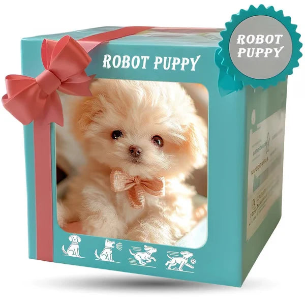Lifelike Robotic Puppy Plush Companion That Walks, Barks and Sits 8