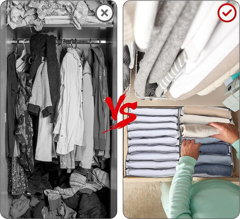 Wardrobe Organizer Bags for Folded, Wrinkle-Free Clothes in Drawers and Closets 2