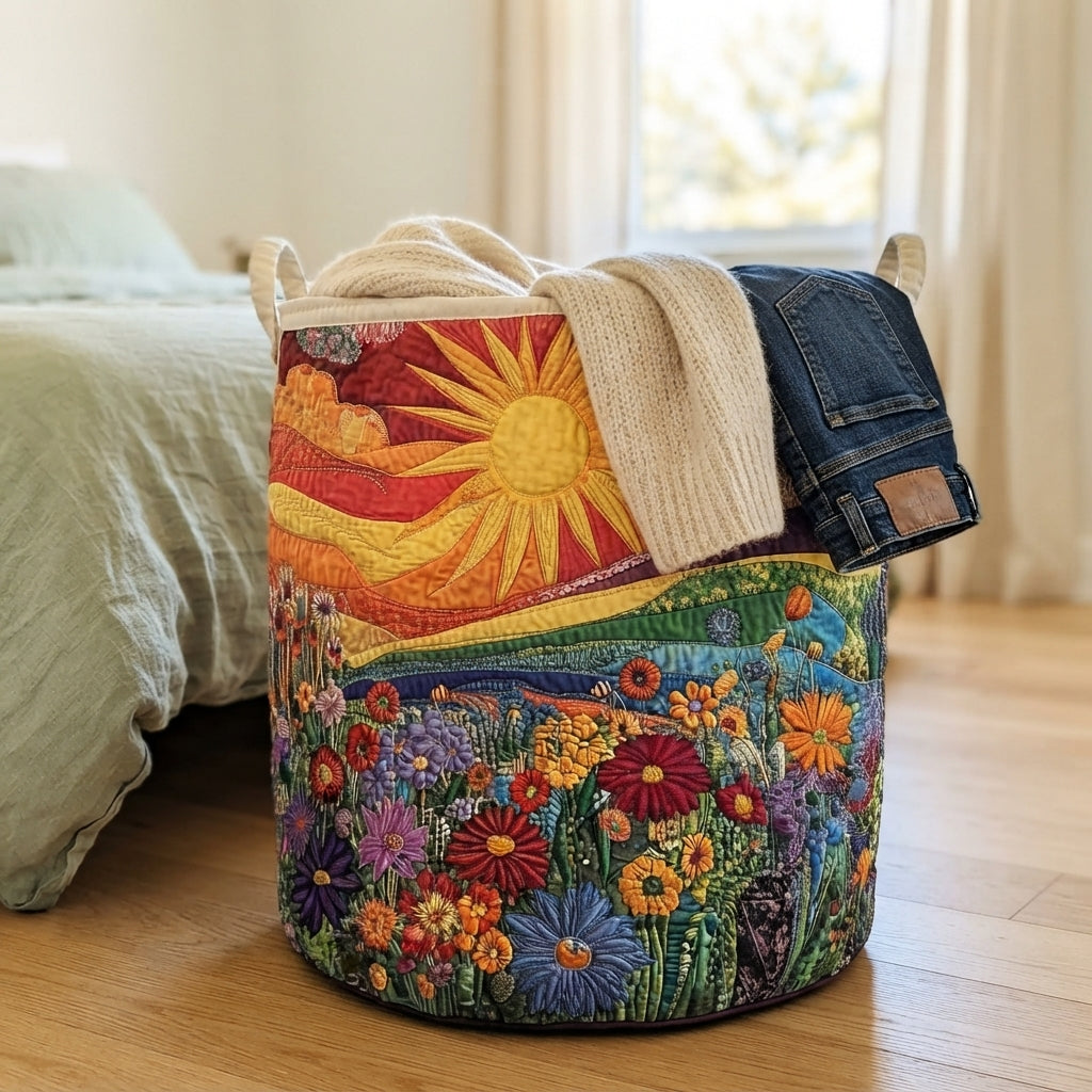 Padded Fabric Laundry Basket with Handles, Self-Standing, 3 Sizes 4