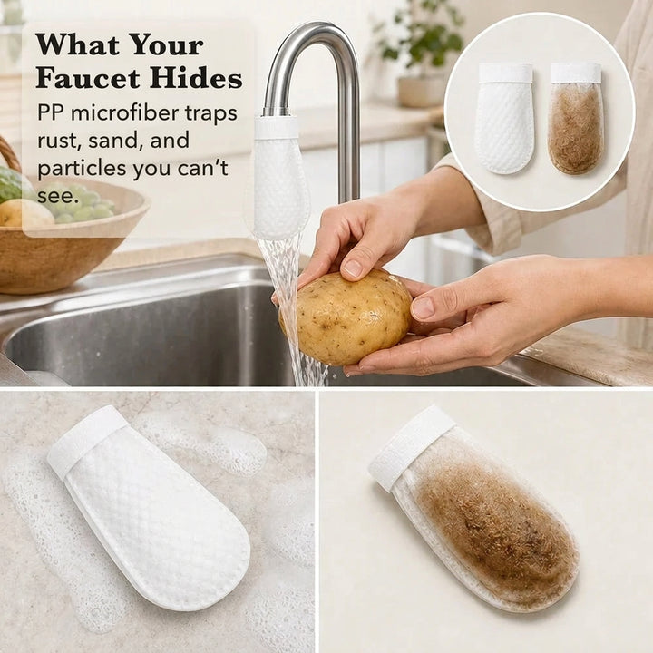 Slip-On Faucet Filter Covers - Pack of 50 with 10 Bands 4