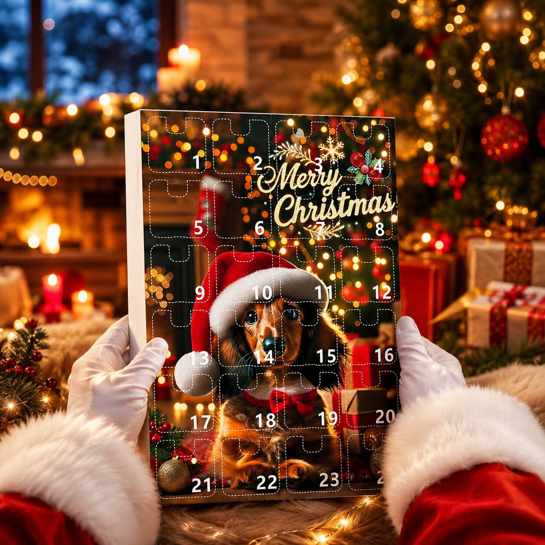Dachshund Advent Calendar 2026 with 24 Holiday Dachshund Designs 5