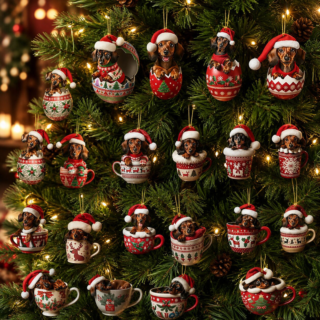 Dachshund Advent Calendar 2026 with 24 Holiday Dachshund Designs 6