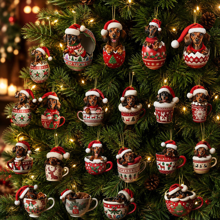 Dachshund Advent Calendar 2026 with 24 Holiday Dachshund Designs 6