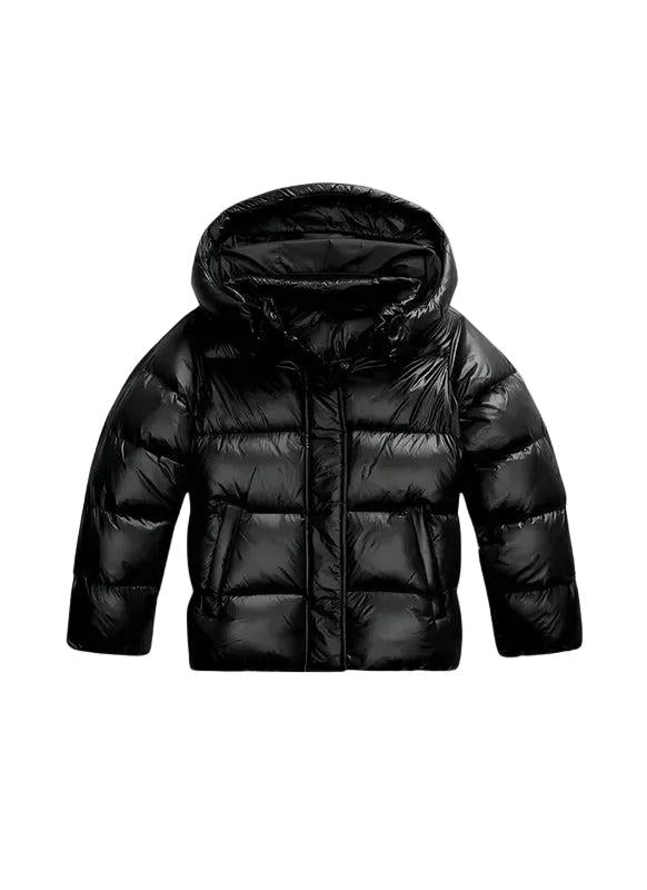 Women's Short Quilted Hooded Puffer Jacket 1