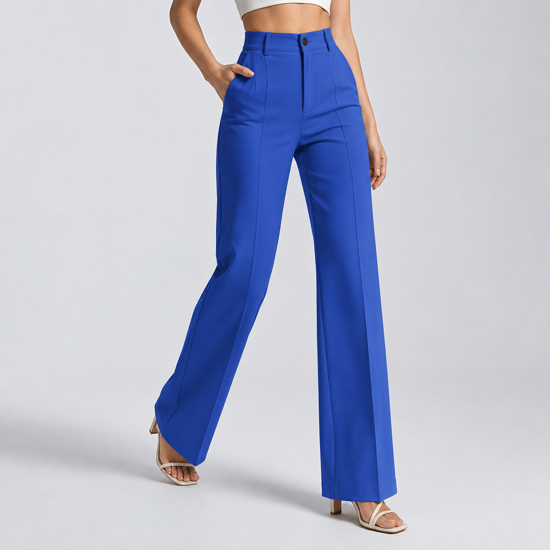 Women's High Waist Straight Leg Pants 15
