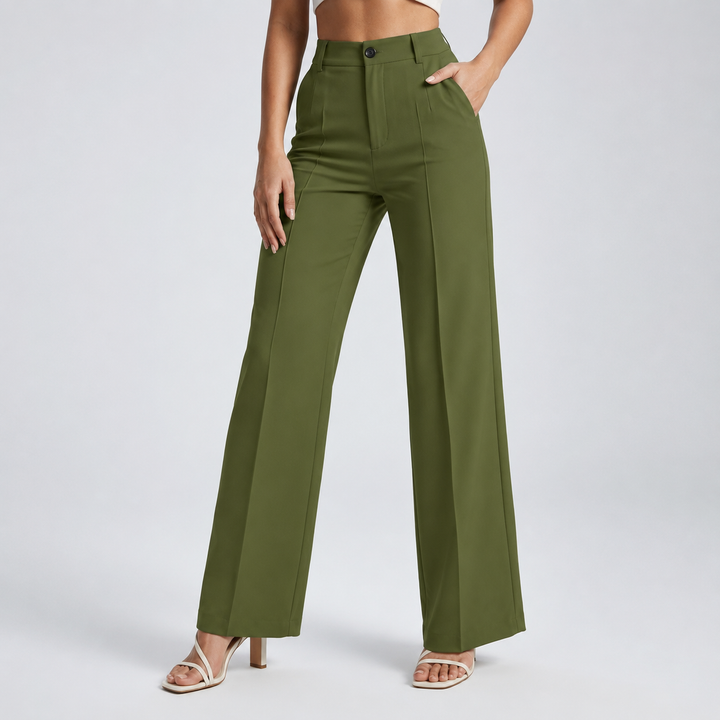 Women's High Waist Straight Leg Pants 20