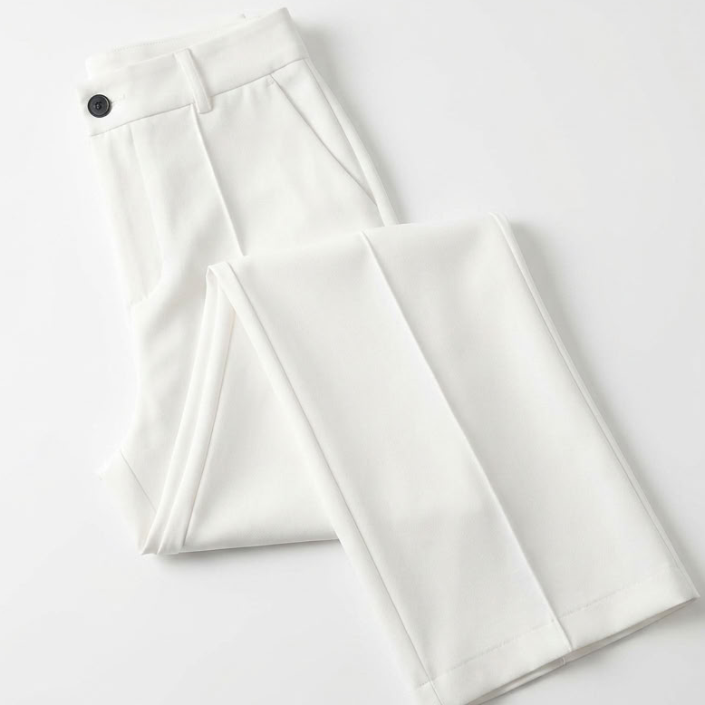 Women's High Waist Straight Leg Pants 7