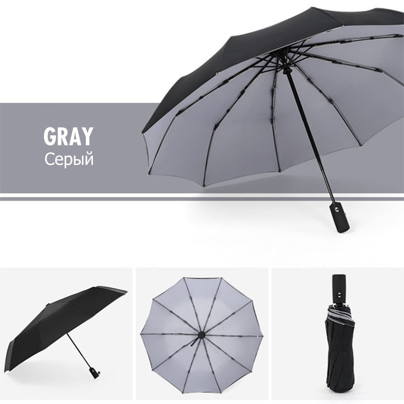 Automatic Storm Umbrella with Reverse Fold, Windproof and Quick Dry 6