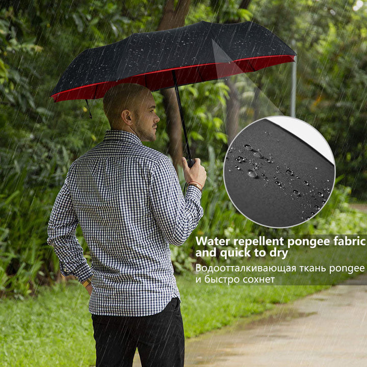 Automatic Storm Umbrella with Reverse Fold, Windproof and Quick Dry 9