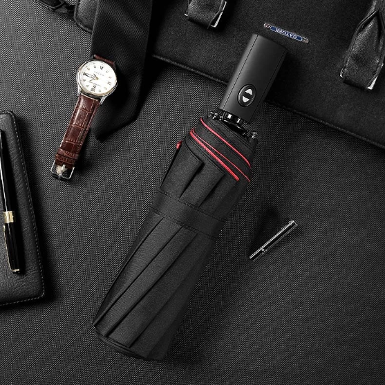 Automatic Storm Umbrella with Reverse Fold, Windproof and Quick Dry 1
