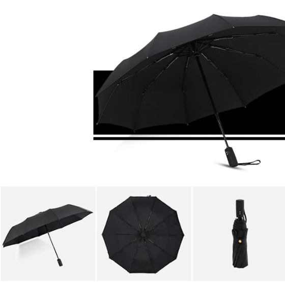 Automatic Storm Umbrella with Reverse Fold, Windproof and Quick Dry 13