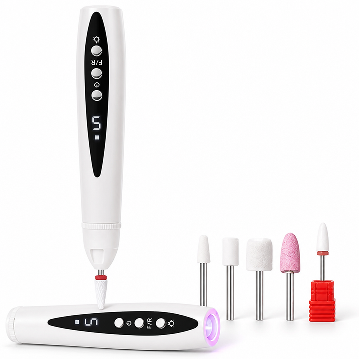 2-in-1 Nail Drill & UV Gel Lamp for Thick Nails, Salon Finish 5