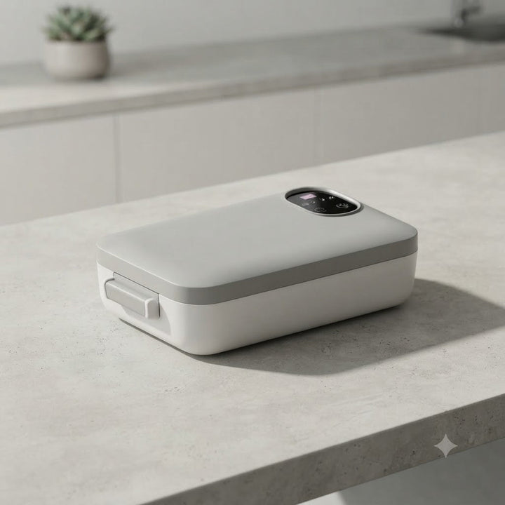 Cordless Self-Heating Electric Lunch Box with Stainless Steel Insert 1