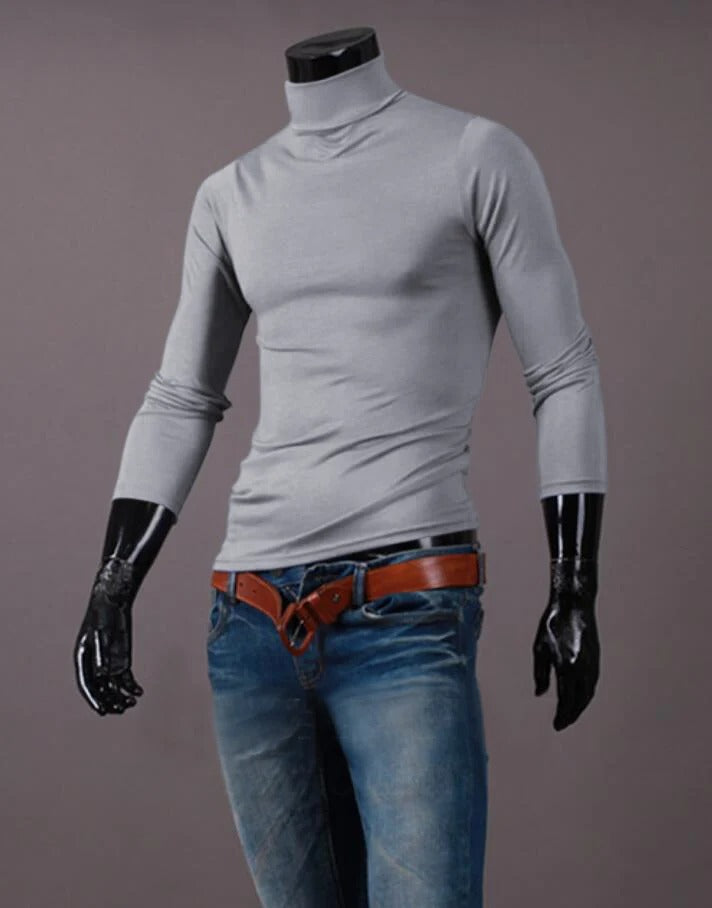 Men's High Neck Thermal Shirt 12