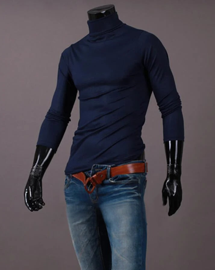 Men's High Neck Thermal Shirt 13