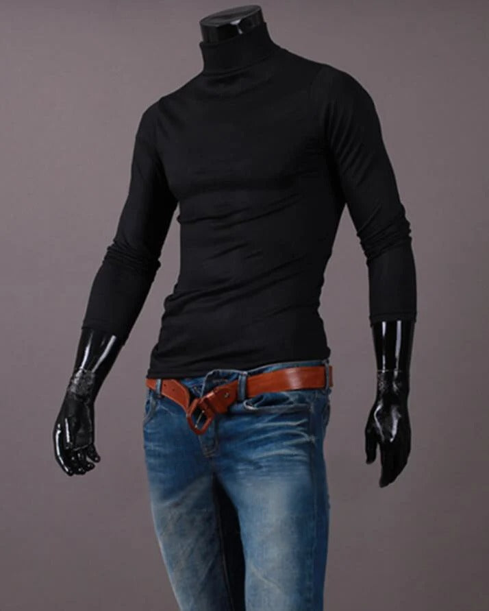 Men's High Neck Thermal Shirt 10