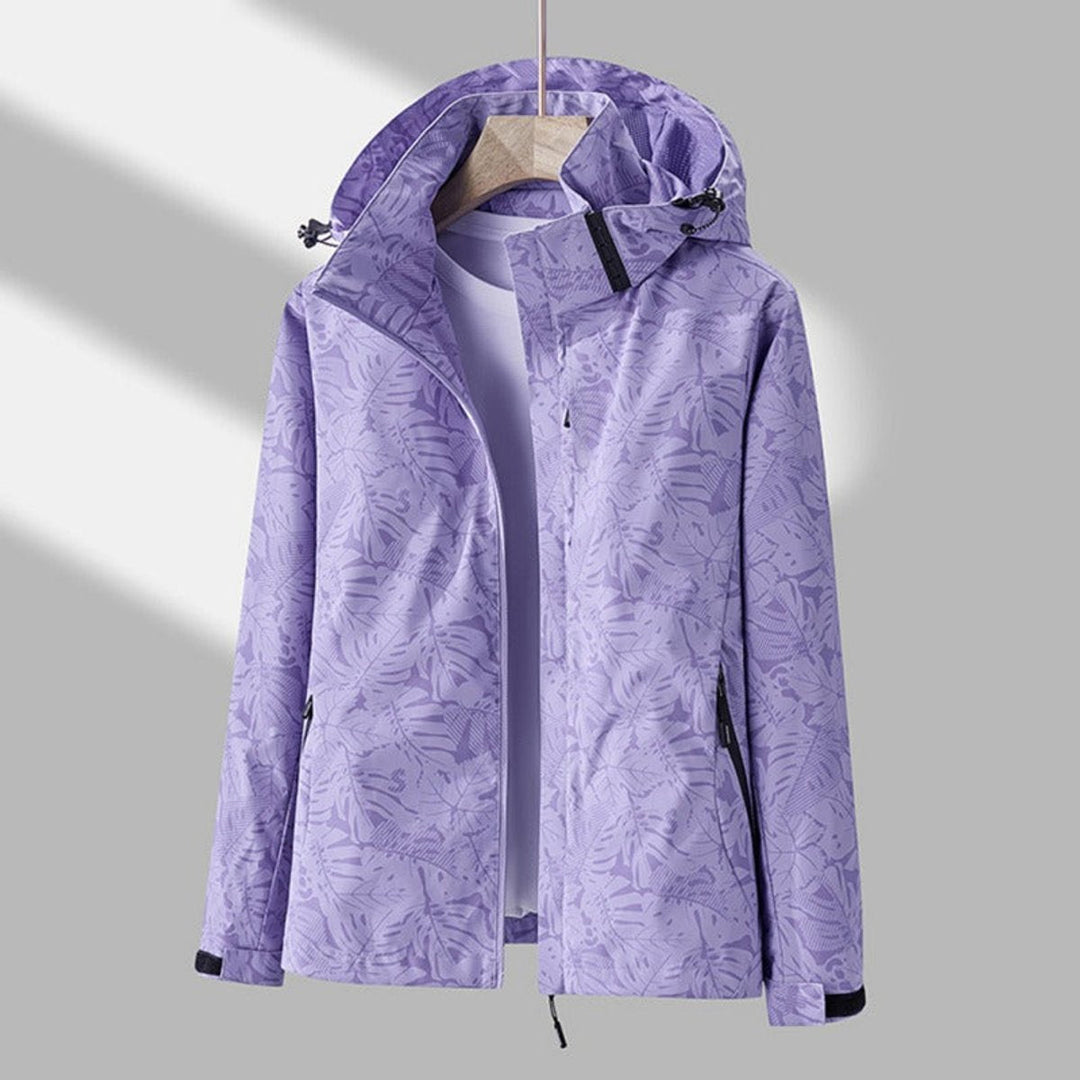 Women's Waterproof Windproof Hooded Lightweight Jacket 2