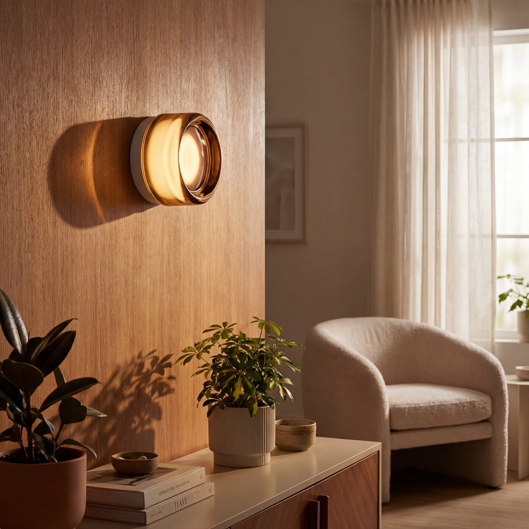 Dimple Circular Wall Sconce 2