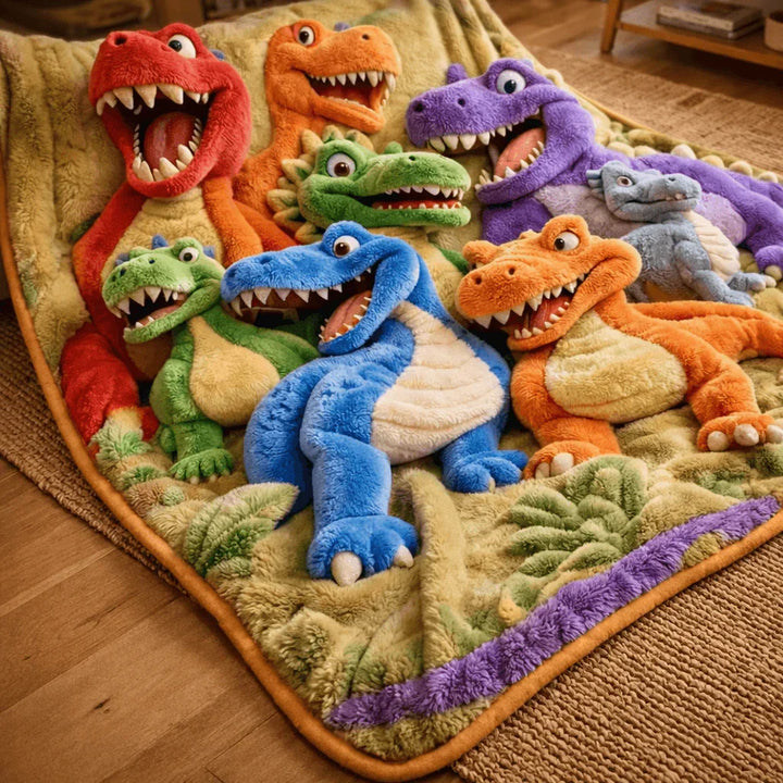 Dino Dream Blanket – Ultra Cozy & Playful Comfort 2