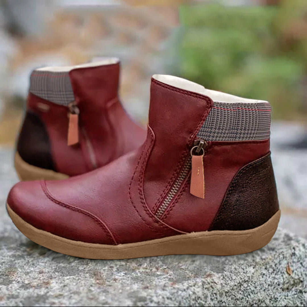 Waterproof Orthopedic Leather Boots with Non-Slip Sole 5