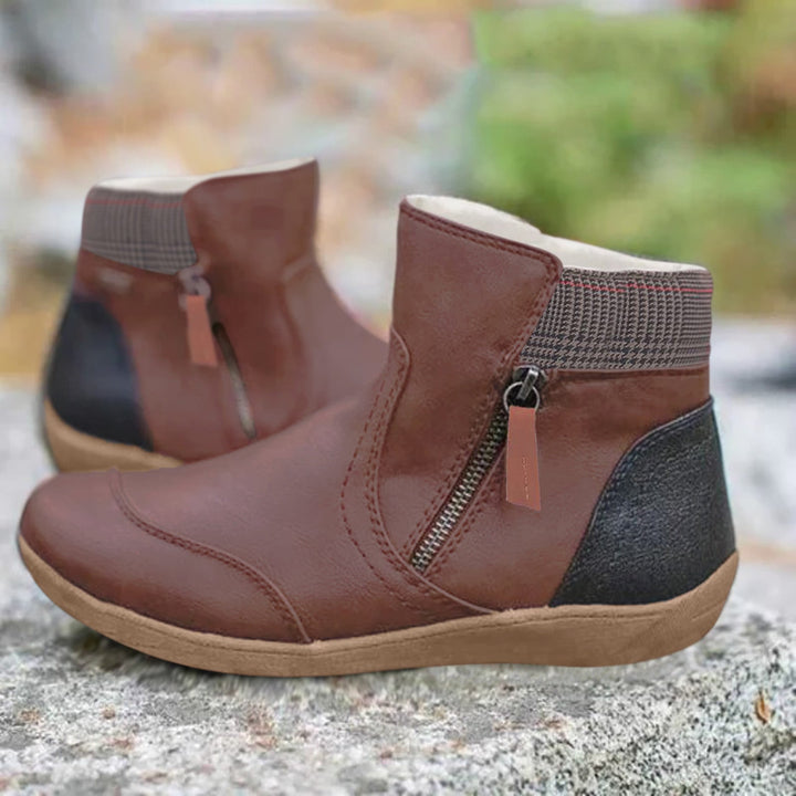 Waterproof Orthopedic Leather Boots with Non-Slip Sole 3