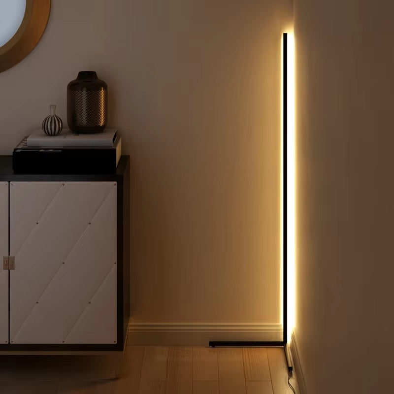 Dimmable LED Corner Floor Lamp with Remote Control 2