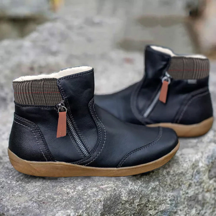 Waterproof Orthopedic Leather Boots with Non-Slip Sole 2