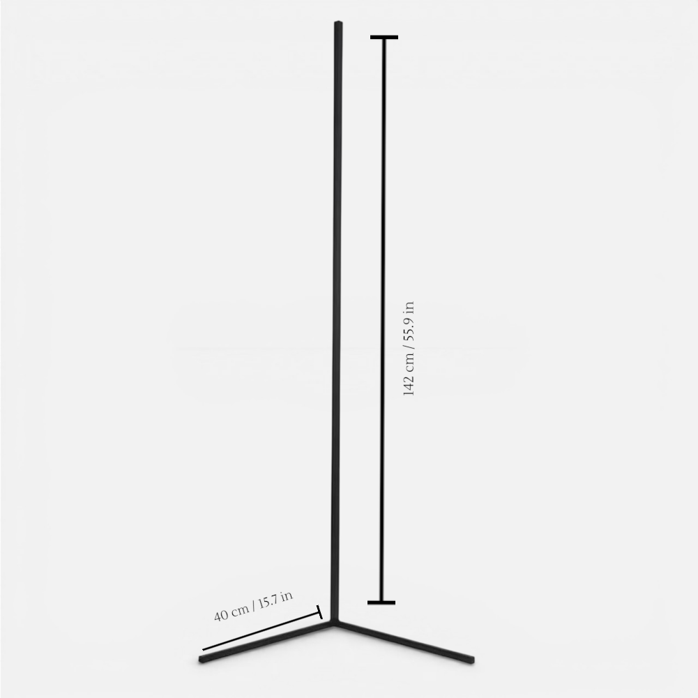 Dimmable LED Corner Floor Lamp with Remote Control 10