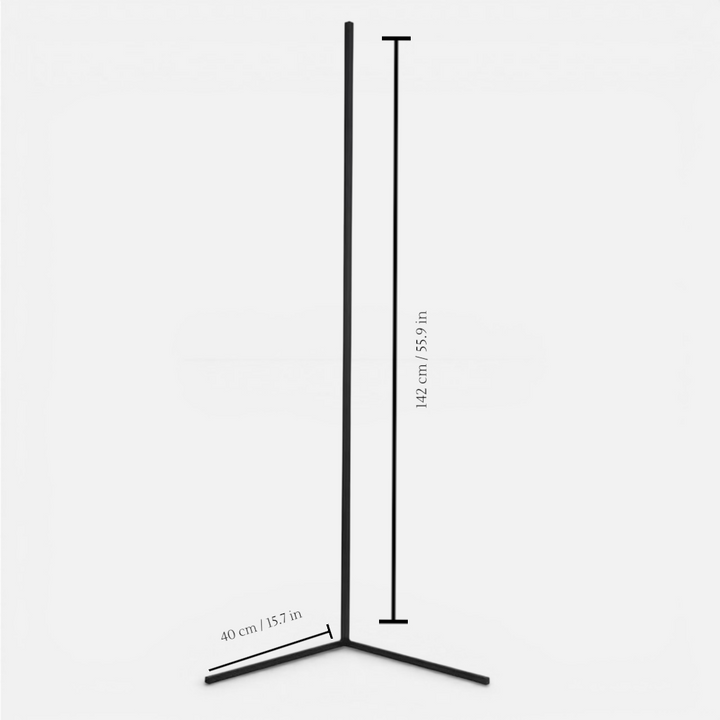 Dimmable LED Corner Floor Lamp with Remote Control 10