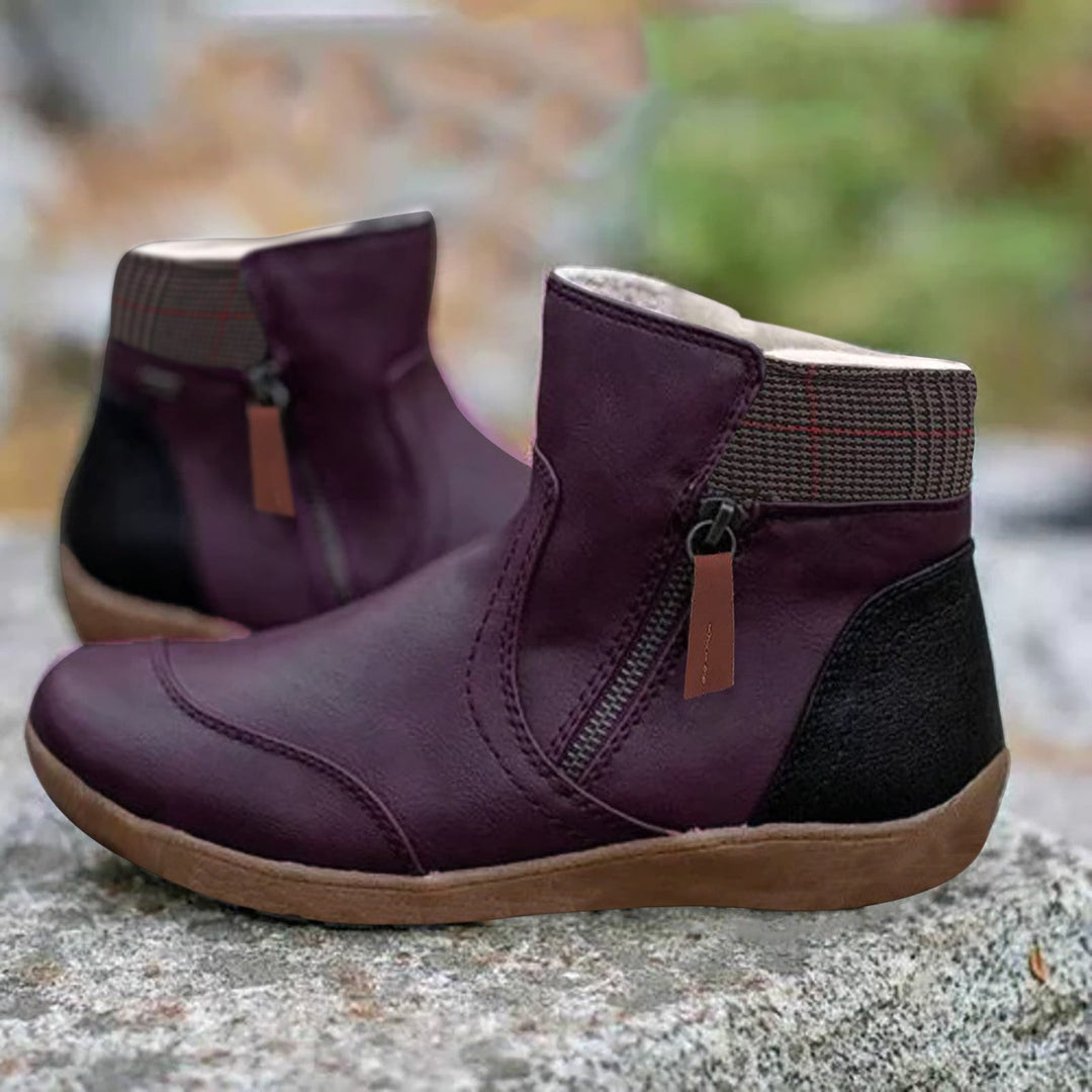 Waterproof Orthopedic Leather Boots with Non-Slip Sole 4