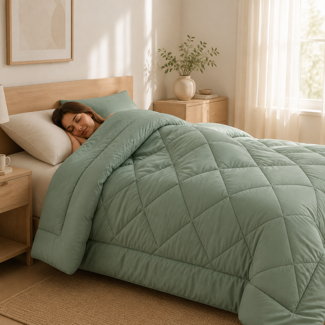 2-in-1 Comforter with No Duvet Cover Needed 1