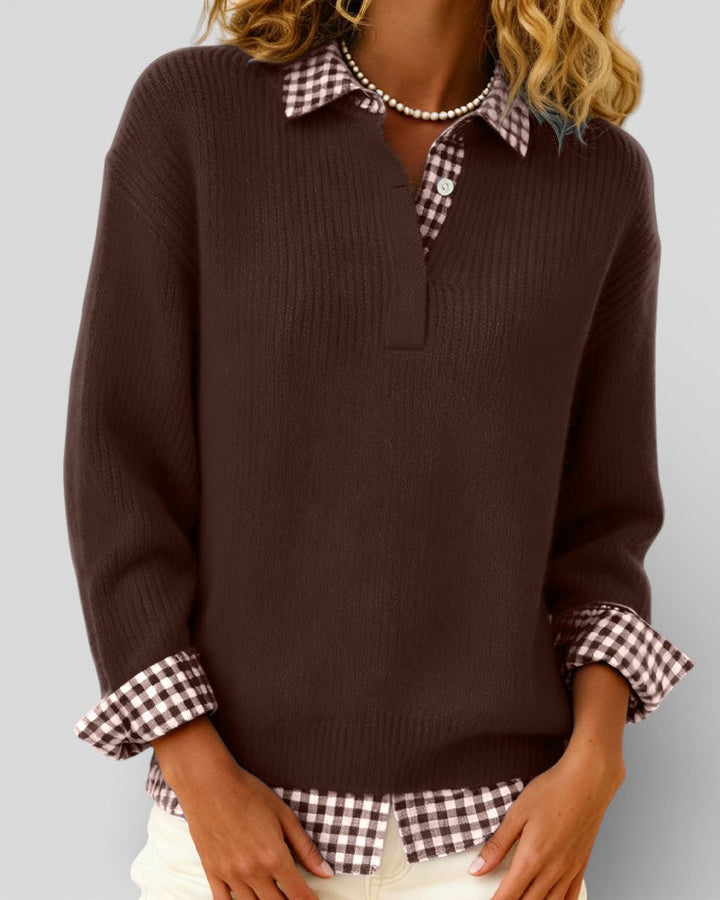 Chic Knit V-Neck Sweater 9