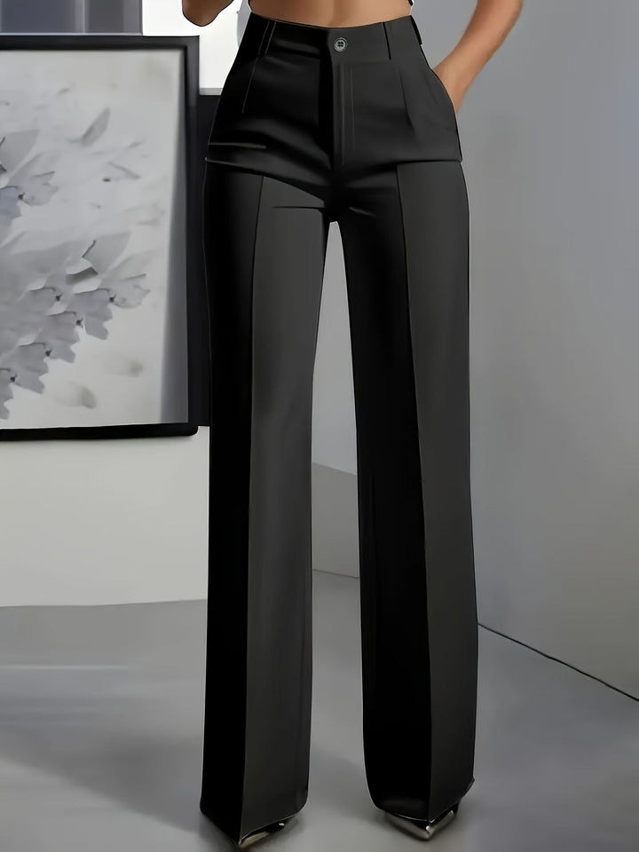 High-Waisted Stretch Woven Pants 8