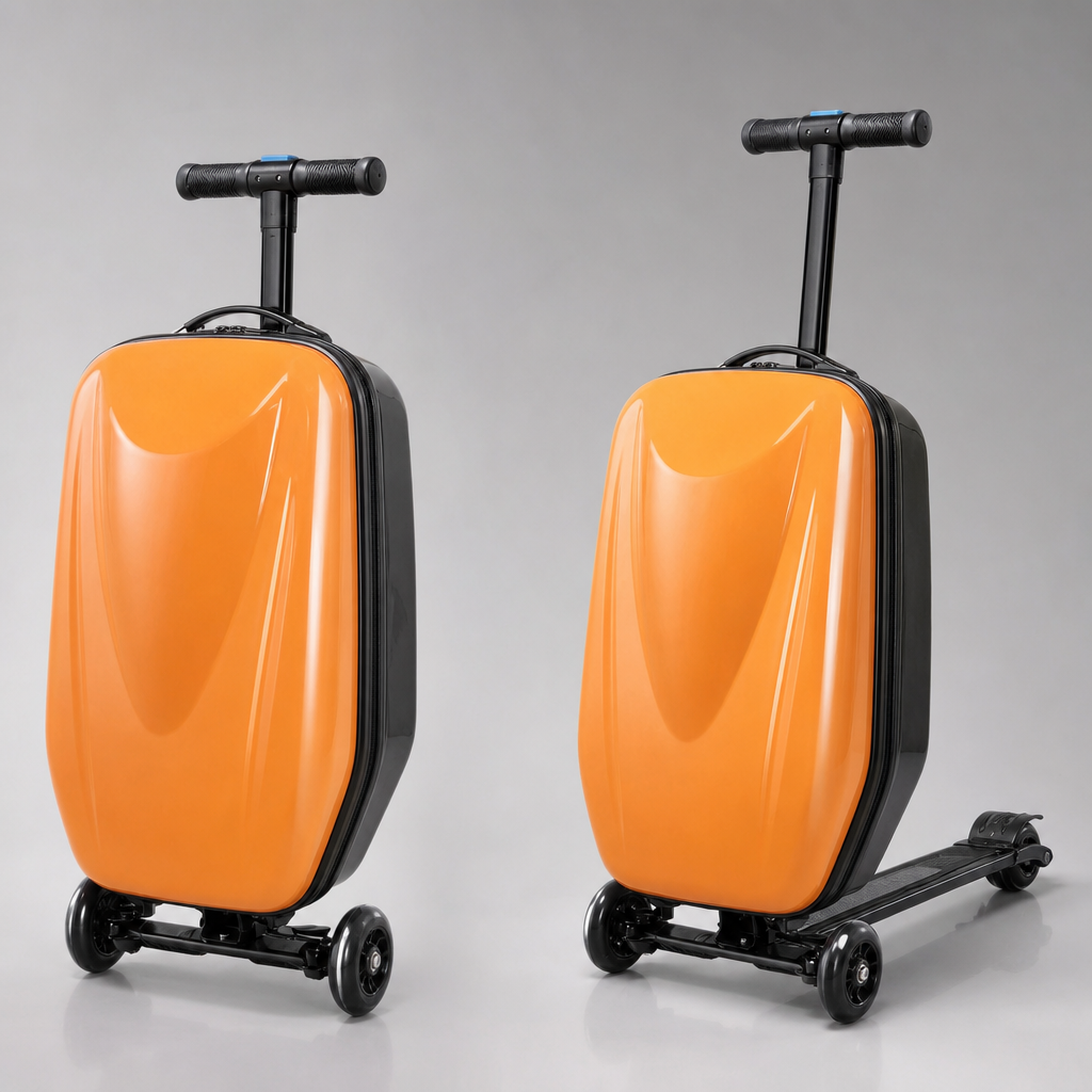 2-in-1 Travel Suitcase & Ride-On Scooter – Voyagio