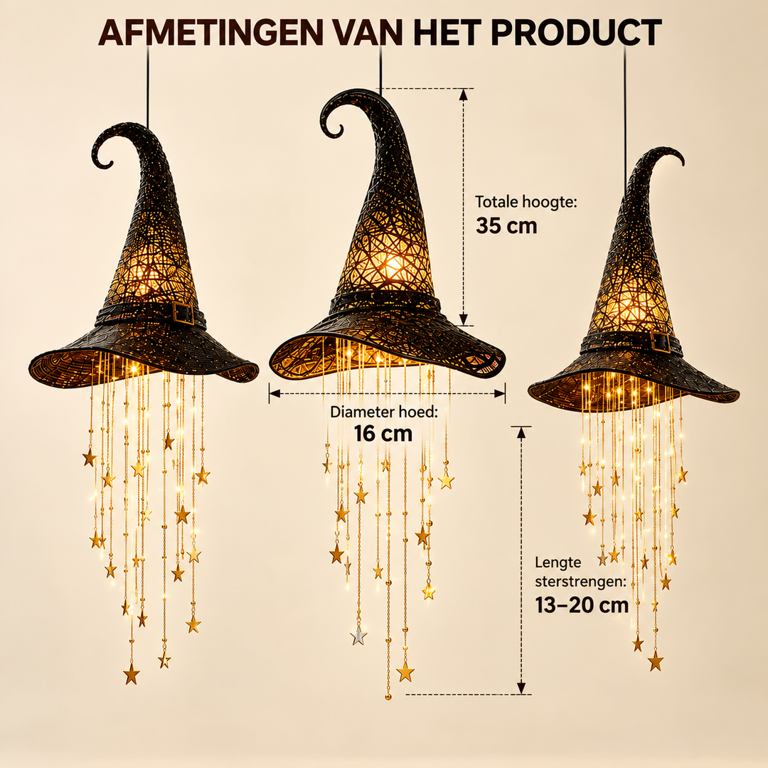 Light-Up Halloween Witch Hat Decoration for Garden, Porch and Party 10