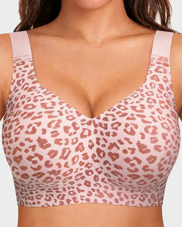 Comfortable Wireless Jelly Bra with Full Coverage and Smoothing Fit 1