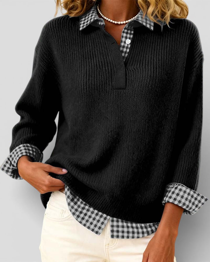 Chic Knit V-Neck Sweater 7