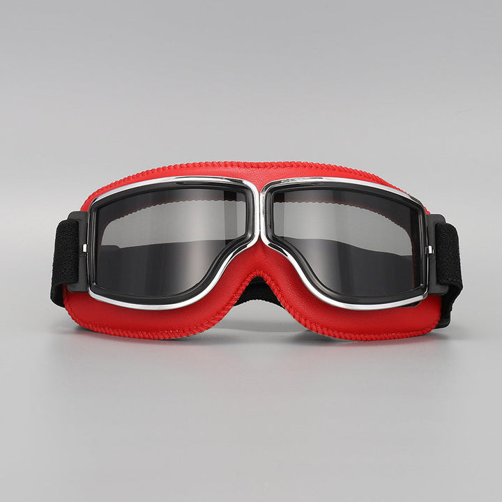 Vintage Motorcycle Goggles with Adjustable Elastic Strap 11