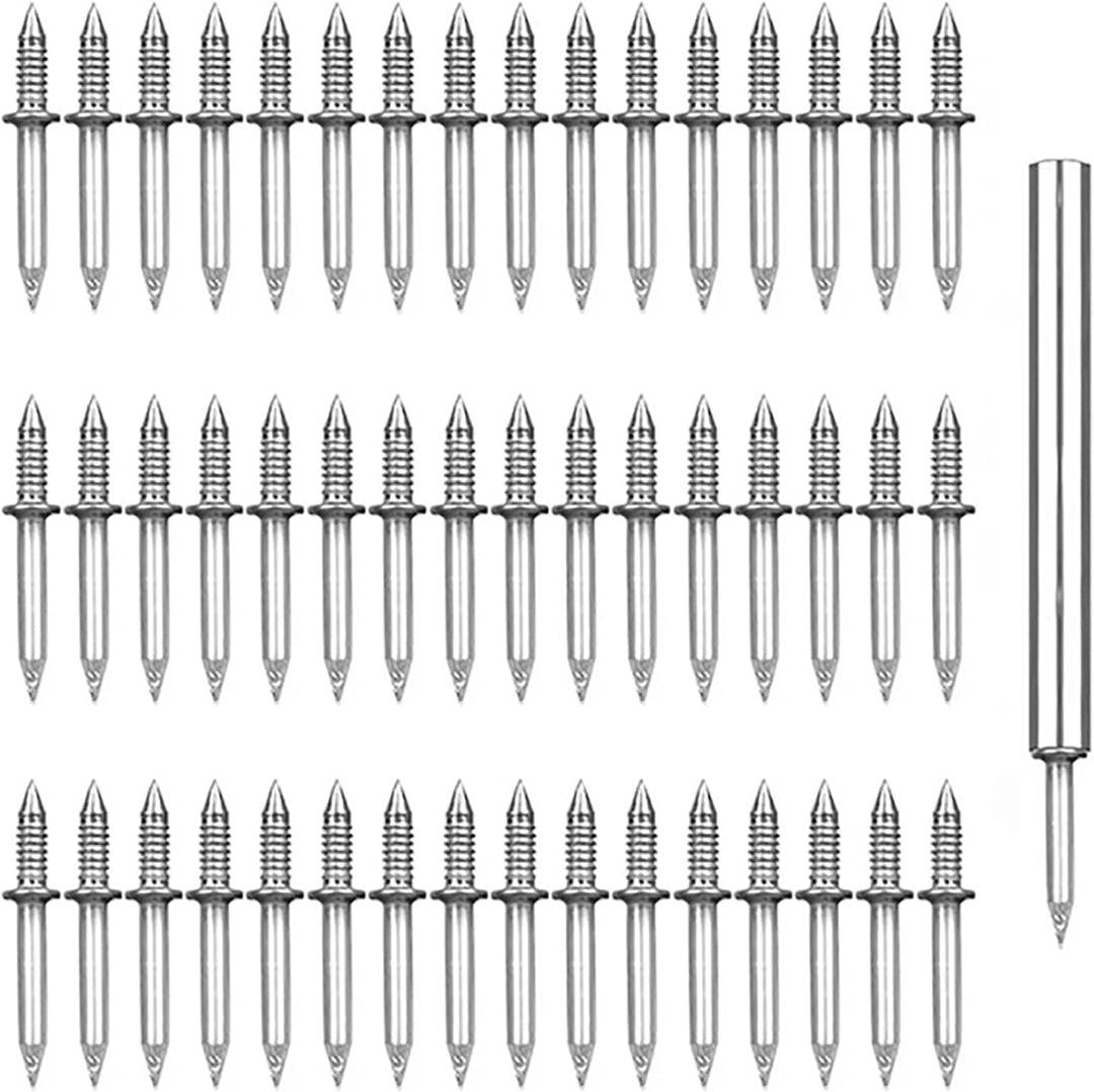 Double-Head Trim Nails with Sleeve Tool - Drill-Free, Hidden-Head Installation 2
