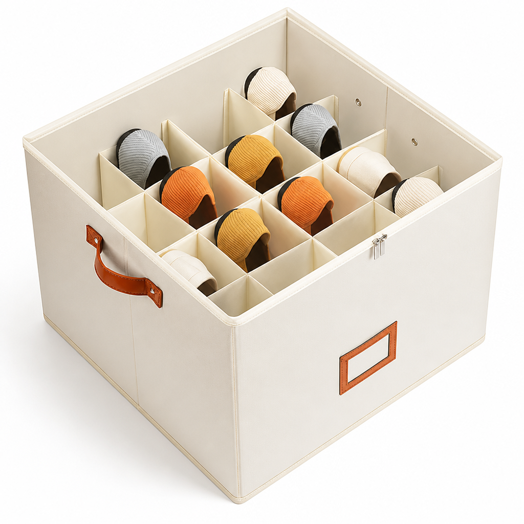 Foldable Shoe Organizer — Breathable, Space-Saving Closet Storage 6