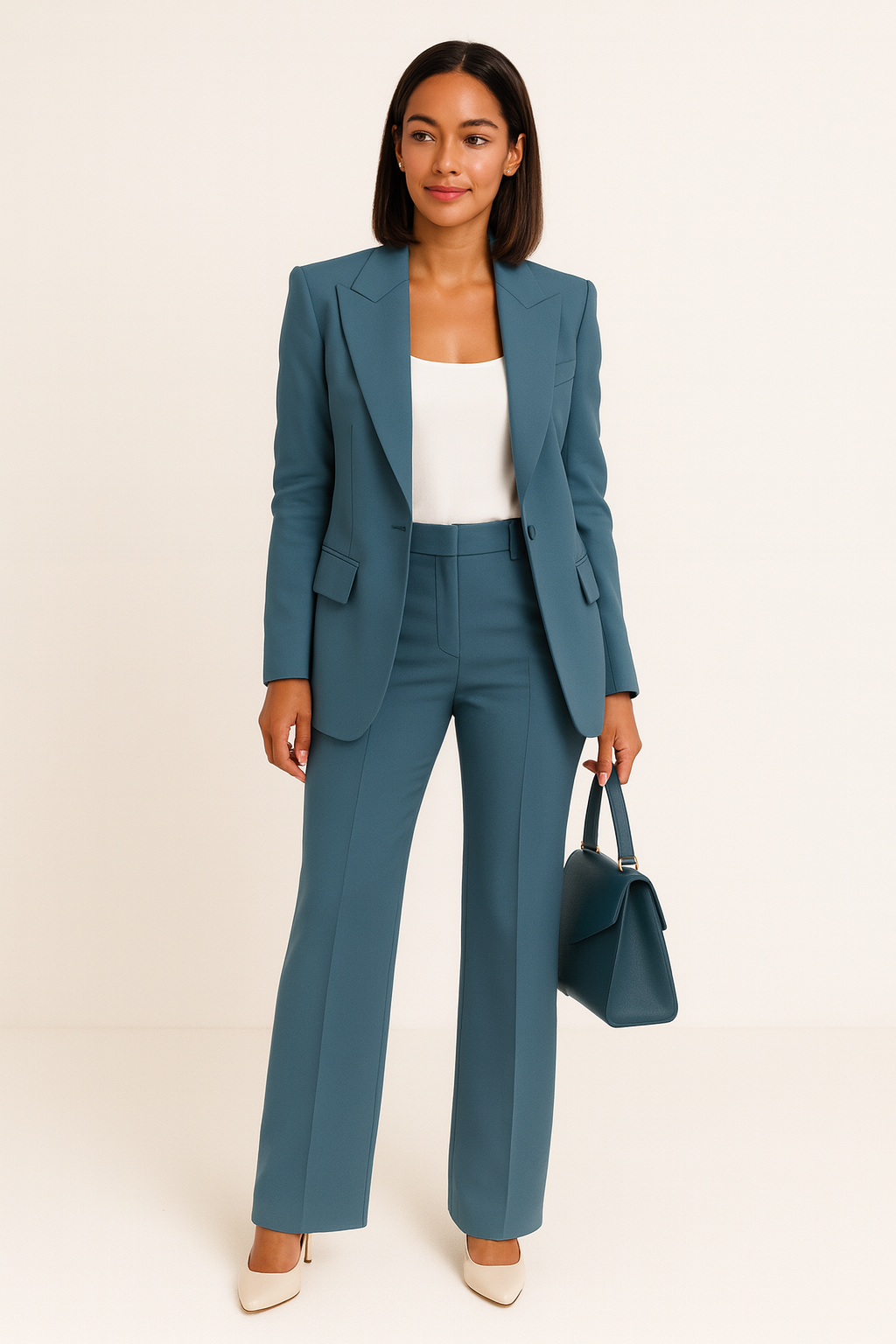 Women's Tailored Blazer & Pants Coord Lounge Set 2