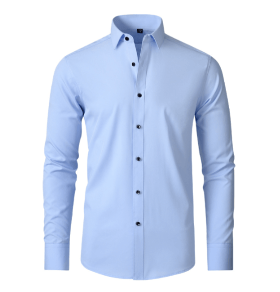 Men's Stretch Dress Shirt, No-Iron, for Work and Casual Wear 8