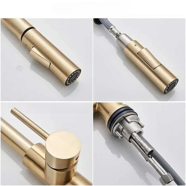 360° Swivel Kitchen Faucet with Single Lever Control - Modern Design 4