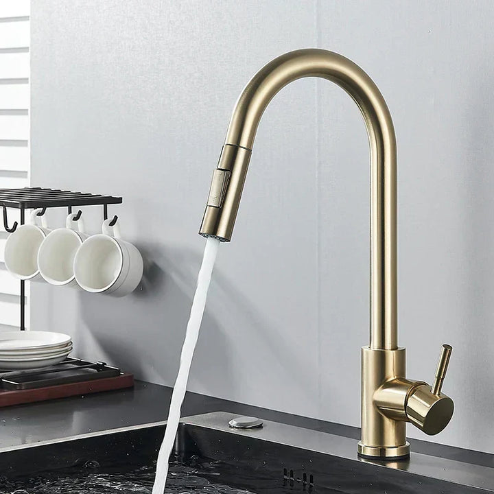 360° Swivel Kitchen Faucet with Single Lever Control - Modern Design 6