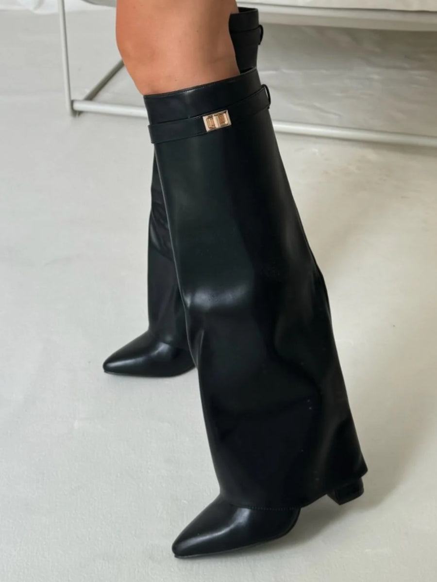 Elegant Women's Shoes in High Quality - Golden Details 11