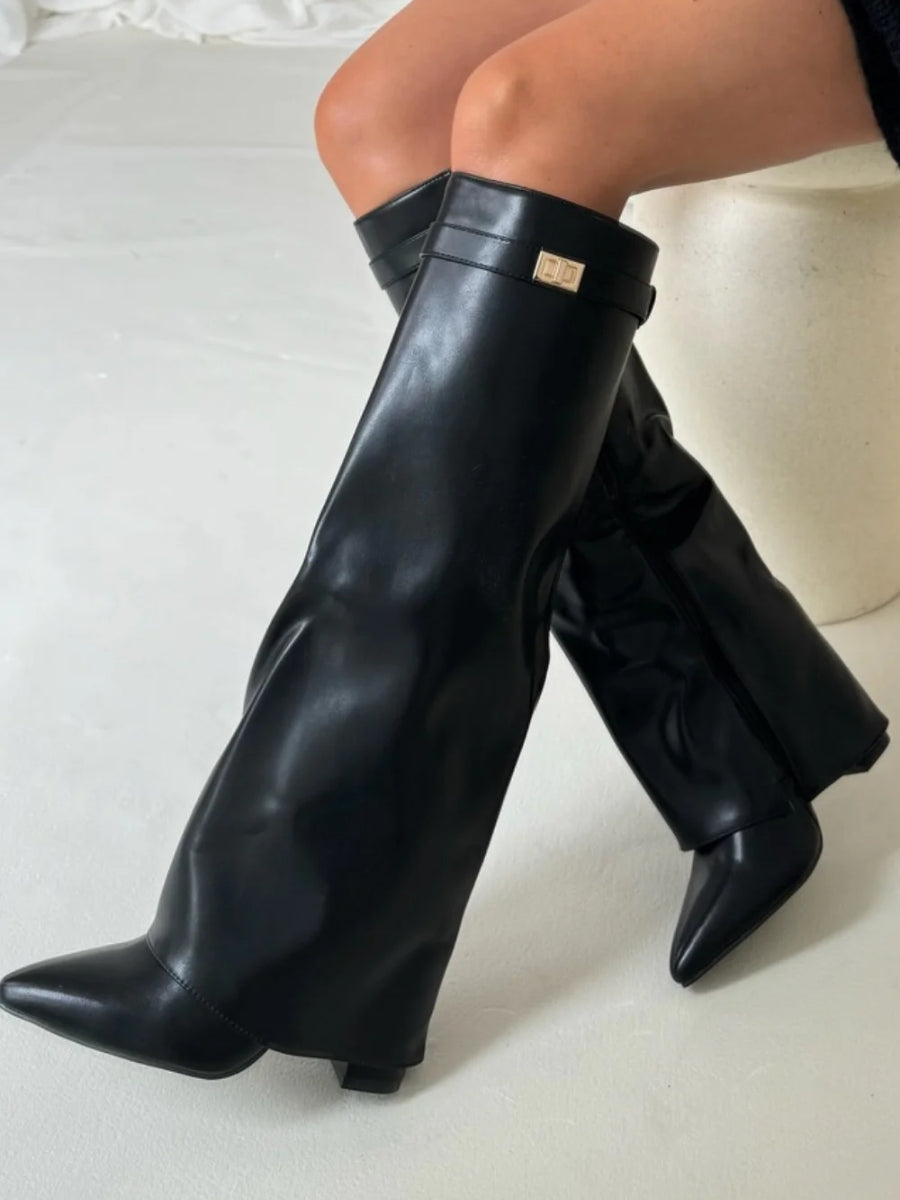 Elegant Women's Shoes in High Quality - Golden Details 15