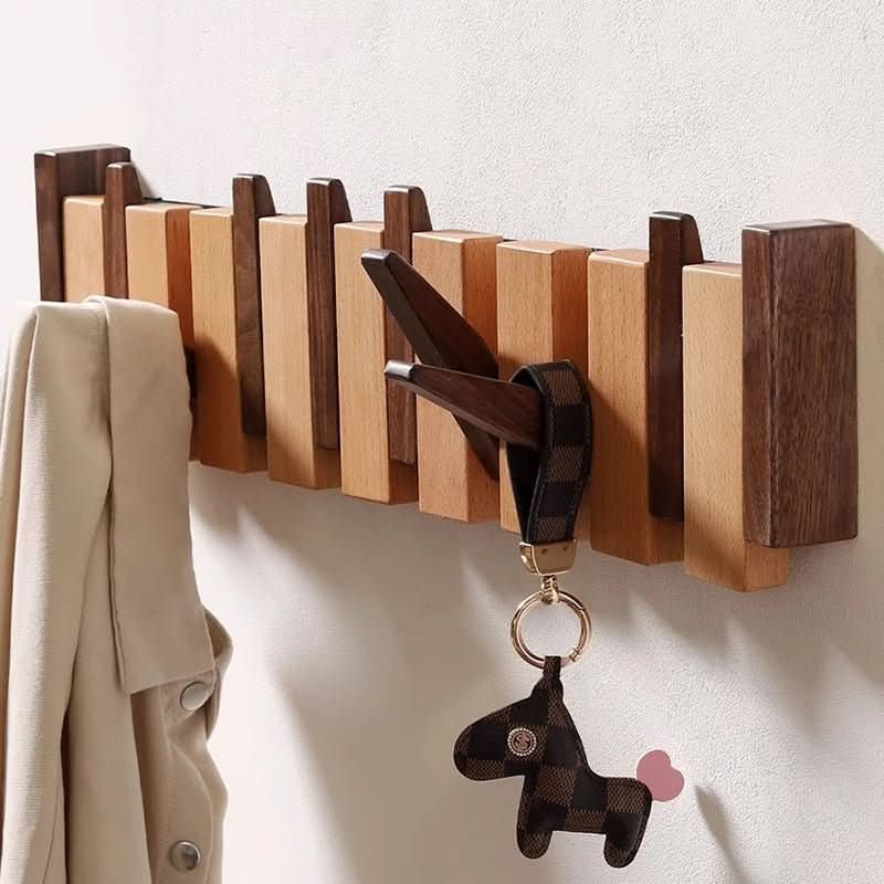 Piano-Style Wall Coat Rack for the Home – Elegant Storage Display 3