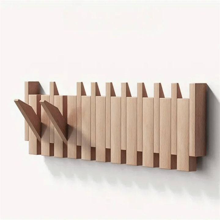 Piano-Style Wall Coat Rack for the Home – Elegant Storage Display 8